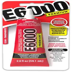 E6000 Premium Clear Adhesive With Nozzle Tip-2oz