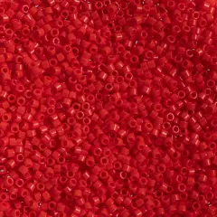 Miyuki Delica 250g Opaque Glass Beads, 11/0 Red (DB0723)