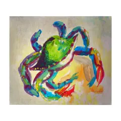 Betsy Drake Teal Crab 30 Inch By 50 Inch Comfort Floor Mat