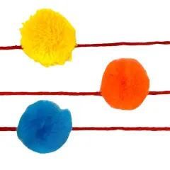 8, 10, 12 Assorted Pompom Rakhi, Rakhri, Rakhi For Brother, Traditional Rakhi, Raksha Bandhan, Rakhri, Rakhi Bracelet