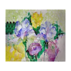 Betsy Drake Watercolor Garden 30 X 50 Inch Comfort Floor Mat