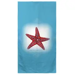 Betsy Drake Starfish Beach Towel Multicolor