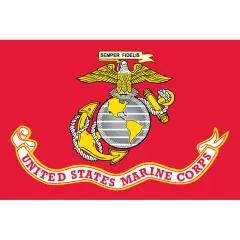 United States Marine Corps Flag with Grommets 2ft x 3ft