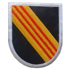 U.S. Army 5th Special Forces Unit Patch Black & Orange
