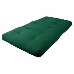 Blazing Needles Renewal 6-inch Twill Twin-size Futon Mattress - Forest Green - Forest Green