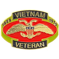 Vietnam Veteran 1959-1975 Pin 1 1/8"