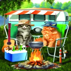 Sunsout Camping Buddies 300 pc Jigsaw Puzzle 29762