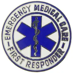 1st Responder EMT Logo Pin 1 1/2"
