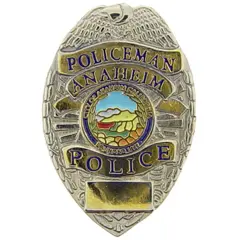 Anaheim Police Officer Badge Pin 1"