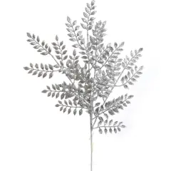 23" Silver Glitter Ash Spray - Set of 48, Elegant Holiday Accents, Ideal for Christmas Decor & Floral Arrangements - Perfect for Home, Office - 2024 Christmas Collection, Floral Home by Artificial Flowers