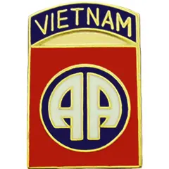 U.S. Army 82nd Airborne Vietnam Pin 7/8"