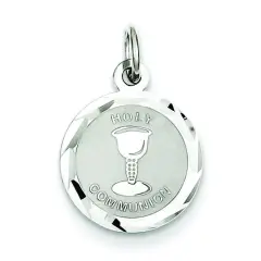 Sterling Silver Communion Charm Jewerly 20mm x 15mm