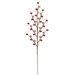 19" BERRY SPRAY 35 RED- 2 Dozen