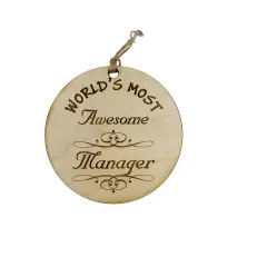 Worlds most Awesome Manager - Ornament