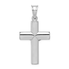 Sterling Silver Crucifix Charm Jewerly 46mm x 24mm