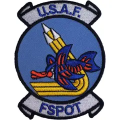 EagleEmblems PM3569 Patch-USAF,Fspot (3'')