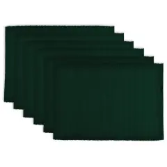 PLACEMAT DARK GREEN Set of 6