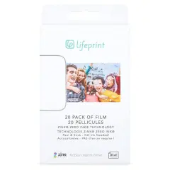Lifeprint Zink Photo Paper 3 x 4.5" for the Lifeprint Augmented Reality Video and Photo Printer
