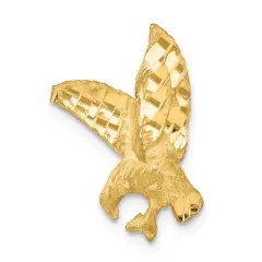 10K Gold Flying Eagle Charm Jewelry FindingKing 20mm x 11mm