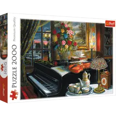 2000 Piece Jigsaw Puzzle, Sounds of Music, Instruments and Piano Puzzle, Adult Puzzles, Trefl 27112