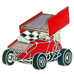 Sprint Wing Car Pin Red 1"