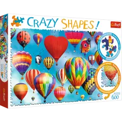 Crazy Shape 600 Piece Jigsaw Puzzles, Colorful balloons, Adult Puzzles, Trefl 11112