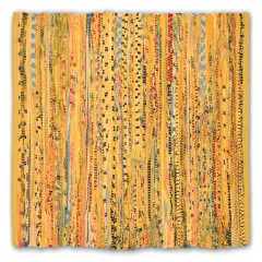 DII Multi Mustard Rag Rug