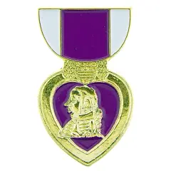 EagleEmblems P62432 PIN-Medal,Purple Heart (1'')