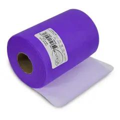 Premium Matte Tulle Spool of 6-inch X 100 Yards Purple