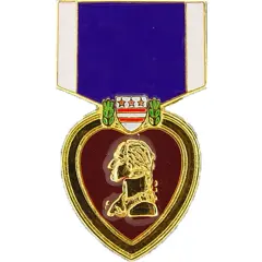 EE, Inc. Purple Heart Medal Pin Military Collectibles for Men Women