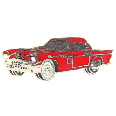 1957 Thunderbird Pin Red 1"