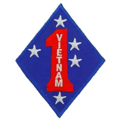 U.S.M.C. 1st Division Vietnam Service Patch 3"