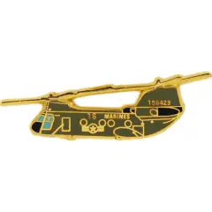 CH-46 Sea Knight Helicopter Pin 1 1/2"