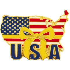 American Flag Pin 1"