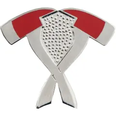 Crossed Fire Axes Pin 1"