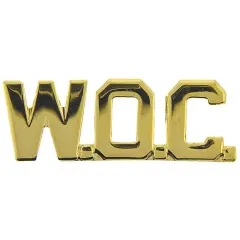 EagleEmblems P10480 PIN-Army,SCR,WOC (GLD) (1'')