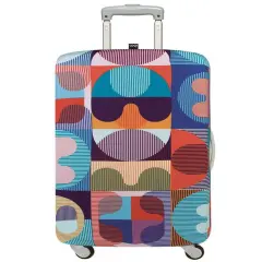 LOQI HVASS&Hannibal Luggage Cover L, Grid