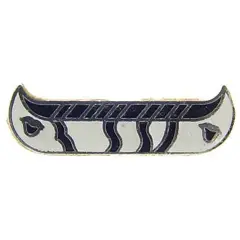 EagleEmblems P02297 PIN-Canoe (1'')
