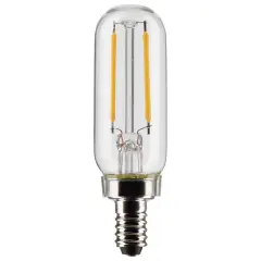 Satco 2.8w T6 LED 2700K Candelabra Base Dimmable - 25w equiv Warm White