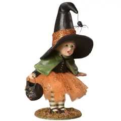 Little Lavinia Witch with Spider 6.5"