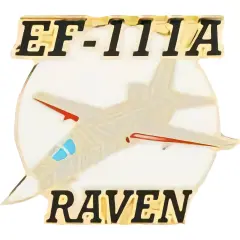 EF-111A Raven Airplane Pin 1 1/2"