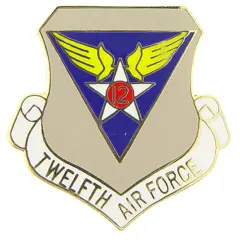 Pins: USAF - Air Force 012TH, SHIELD (1")