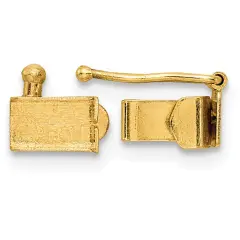 18K Gold Box Clasp 8Y1838