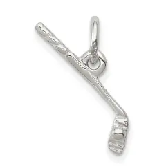 Sterling Silver Golf Club & Ball Charm Pendant Jewelry 19mm x 10mm