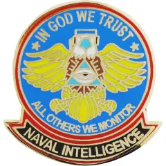 U.S. Navy Intelligence Eagle Pin 1"