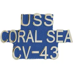 U.S. Navy USS Coral Sea CV-43 Pin 1"