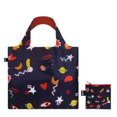 LOQI Artist Celeste Wallaert Reusable Grocery Bag, One Size, Night Night