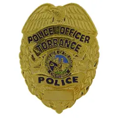 Torrance Police Officer Badge Pin 1"