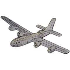 B-29 Superfortress Airplane Pin Pewter 2 5/8"