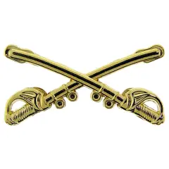 U.S. Army Cavalry Crossed Swords Pin 1 1/8"